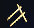 Paddle Move 2 pencil showing the jumping number 2