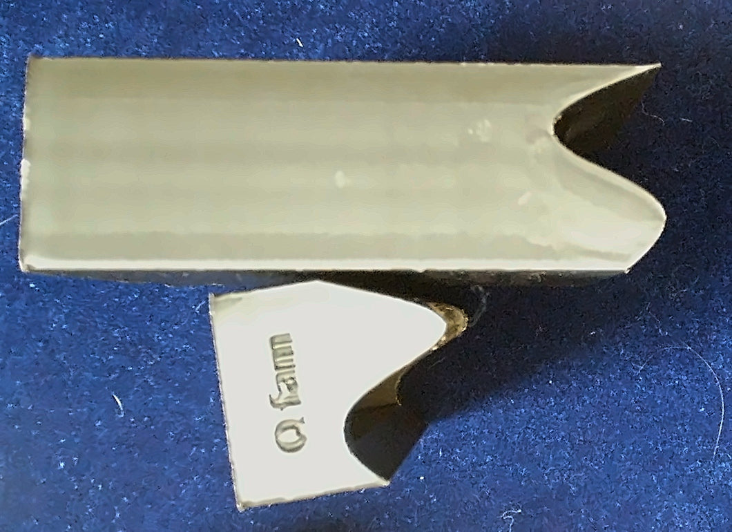 Ultimate Card Box lid and end piece with small cosmetic scuffs, Q Family logo visible